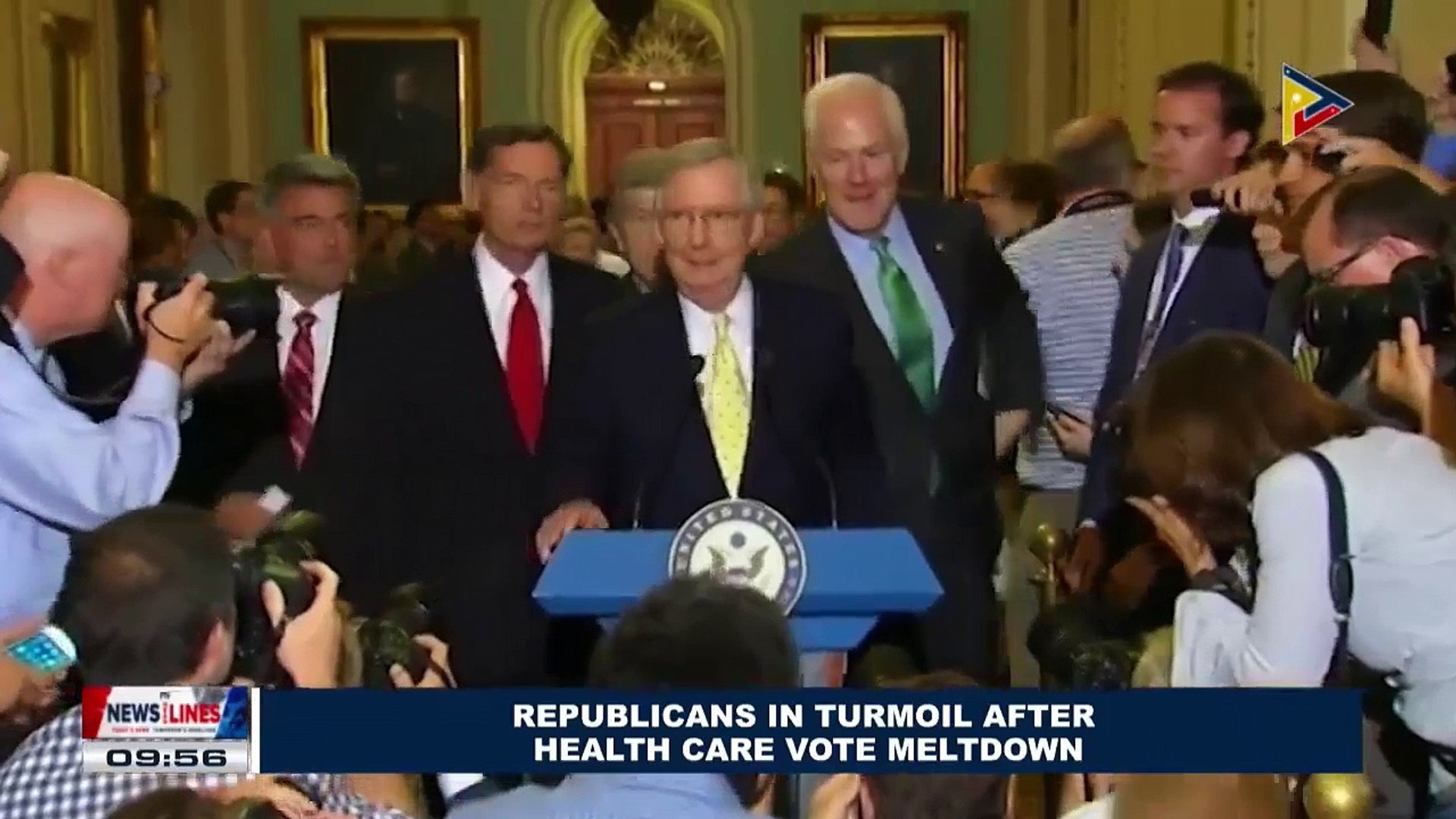 GLOBAL NEWS: Republicans in turmoil after health care vote meltdown