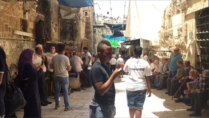 لليوم الرابع.. اعتصام رفض بوابات الأقصى مستمر