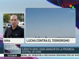 Ejército sirio logra avanzar en la Provincia de Homs