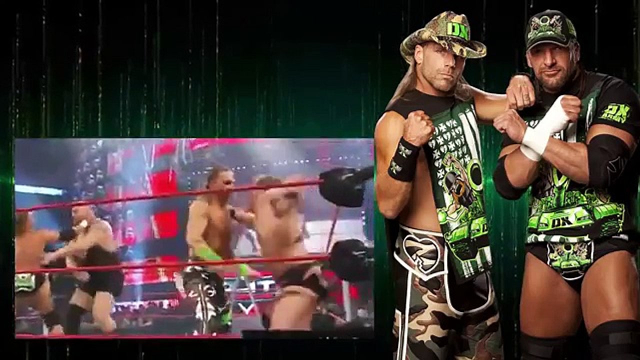 DX Shawn Michaels & Triple H VS Big Show Chris Jericho TLC Very Strong Match | Fighting Li