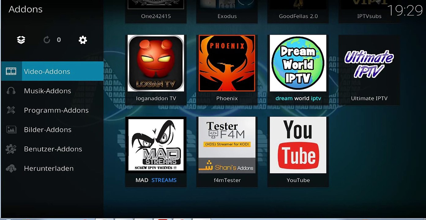 IPTV unter Kodi 17  18  SKY Komplett Paket DeutschSender aus aller Welt