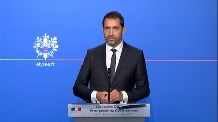 Compte rendu du Conseil des ministres du 19 juillet 2017