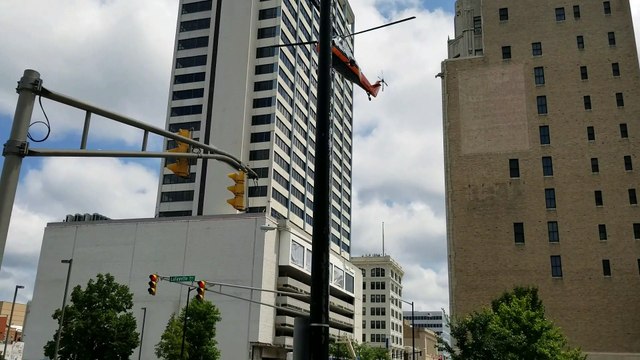 Helicopter Rotors in Sync with Camera