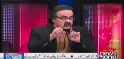 Dr Shahid Masood shows funny Clip related to Ishaq Dar