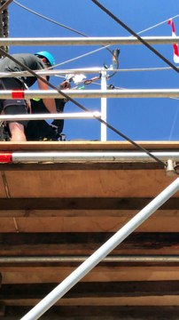 Zip line off Eiffel Tower Paris