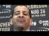 Mayweather vs McGregor What Stephen Espinoza Reaction To Conor Going After Him  EsNews Boxing