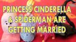 PRINCESS CINDERELLA & SPIDERMAN GET MARRIED SKYE PAW PATROL DISNEY GIDGET TSLOP  Toys BABY Videos MARVEL , NICKELODEON T