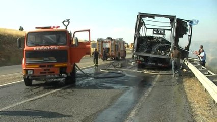 Süt Ürünleri Taşıyan Tır Yandı