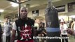 Floyd Mayweather On Sparring Im Getting Great Work Real Work