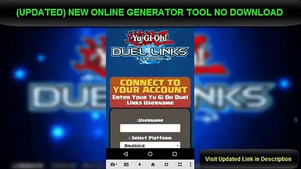 Yu Gi Oh Duel Links Hack Tool Generate Unlimited Gold and Gems Cheat & Hack Android iOS1