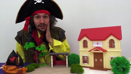 #Супергерои! Железный человек и Пират Кейк против Стервятника! Пиратский врач. Видео для мальчиков