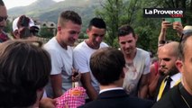 Tour de France : bain de foule pour Macron à Serre-Chevalier