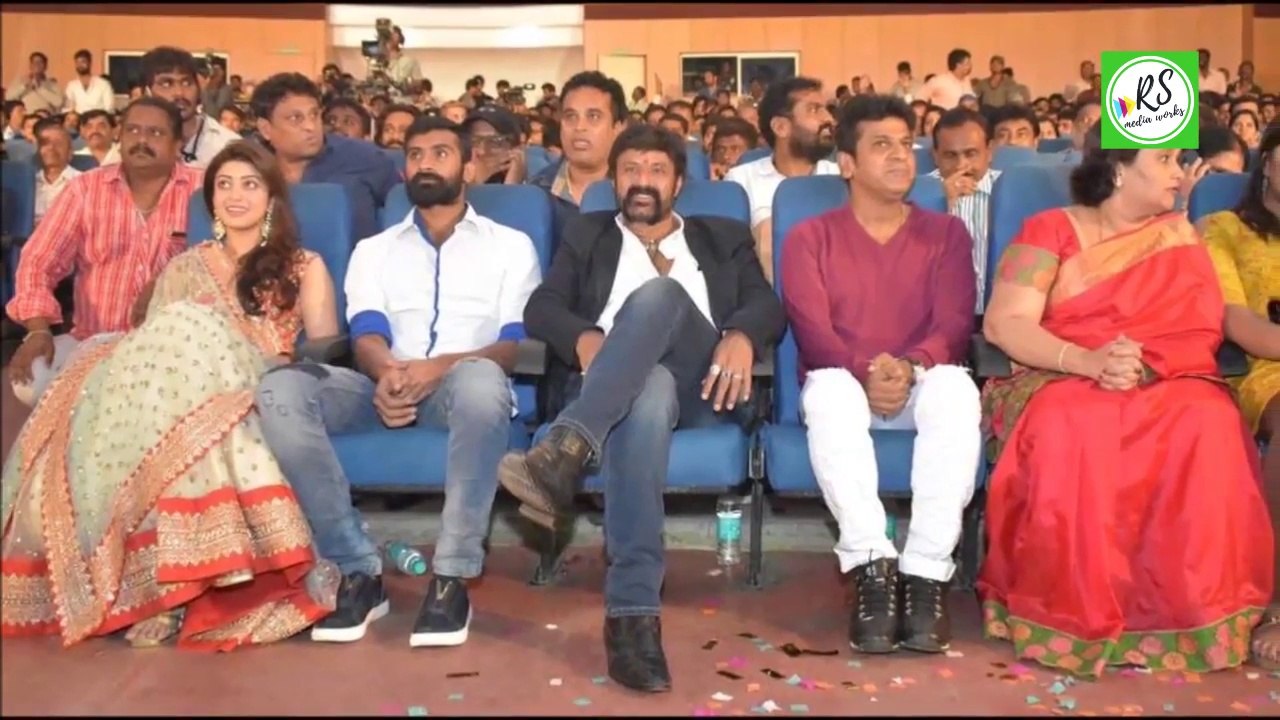 Balakrishna at Mass Leader Audio Function - Shiva Rajkumar - Pranitha Subhash