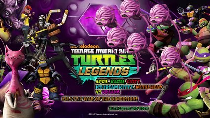 Avril crème de la glace minou légendes contre Tmnt karai casey metalhead kraang