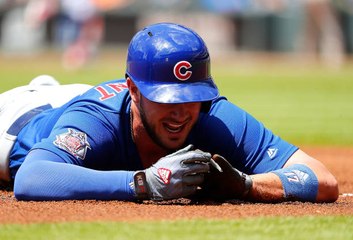 Cubs' Krist Bryant injured himself sliding, again