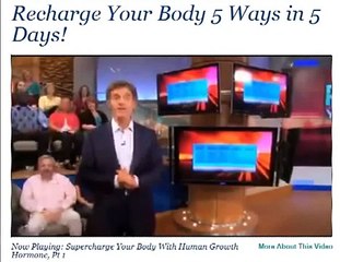 Dr Oz Human Growth Hormone HGH Thrive - Limitless WorldWide Documentary