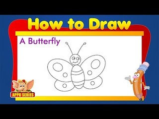 Learn to draw Animals -  Butterfly