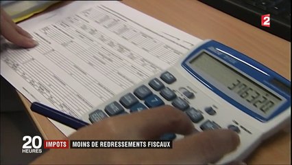 Impôts : moins de redressements fiscaux