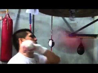 Pelos Garcia Working The Speed Bag