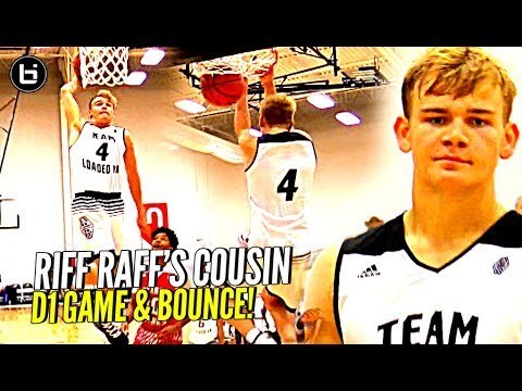 Riff Raff's Cousin Mac McClung EATING at Adidas Uprising!! D1 Game & MAJOR BOUNCE!!