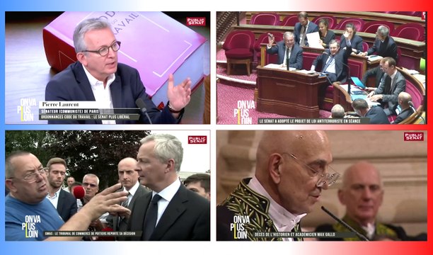 Le tour de l'info : Ordonnances / Antiterrorisme / Dassault / GM&S / Max Gallo