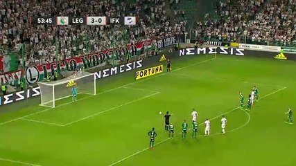 Michal Kucharczyk (Penalty) GOAL HD - Legia (Pol) 4-0 Mariehamn (Fin) 19.07.2017