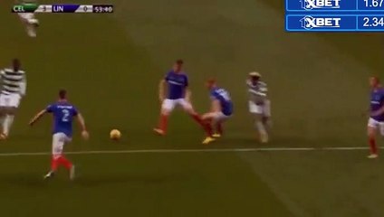 Scott Sinclair Second Goal vs Linfield (3-0)