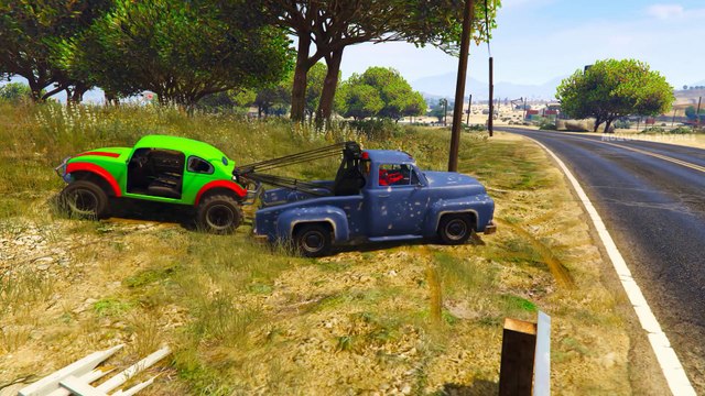 Offroad Suv Biler I Morsom Tegnefilm Spiderman Og Superhelt For Barn