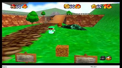 Let's play Super Mario 64 épisode 6 : Premier niveau enfin terminé