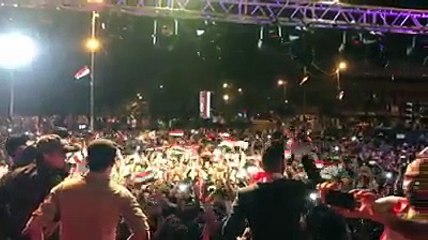 احتفالات تحرير الموصل الفنان حسين غزال حرك الجو حرك يفوتكم