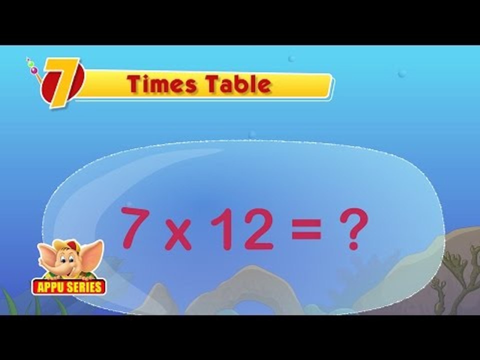 Learn Multiplication - Table 7