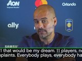 Pep misunderstands questions, wants 11 new signings
