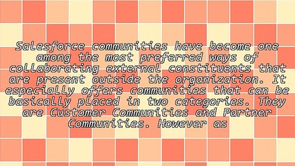 Relevance Of Salesforce Communities In The Present Business Scenario