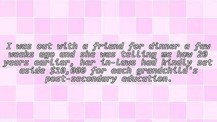 Wise Investment - Proceed With Caution When Saving for a Grandchild's Education