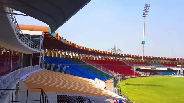New Look Of Gaddafi Stadium Lahore 2017 - YouTube
