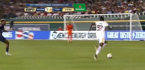 Sadiq Umar (Penalty) not given - AS Roma 1-1 Paris SG 20.07.2017 HD