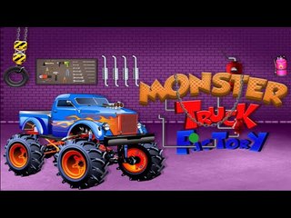 Car games 2017 Monster Truck Factory  Kids Games
