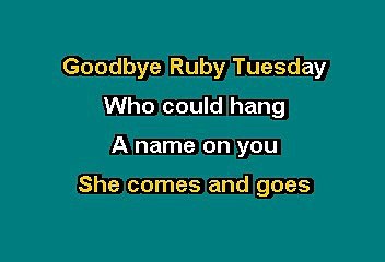 THE ROLLING STONES - RUBY TUESDAY (KARAOKE)