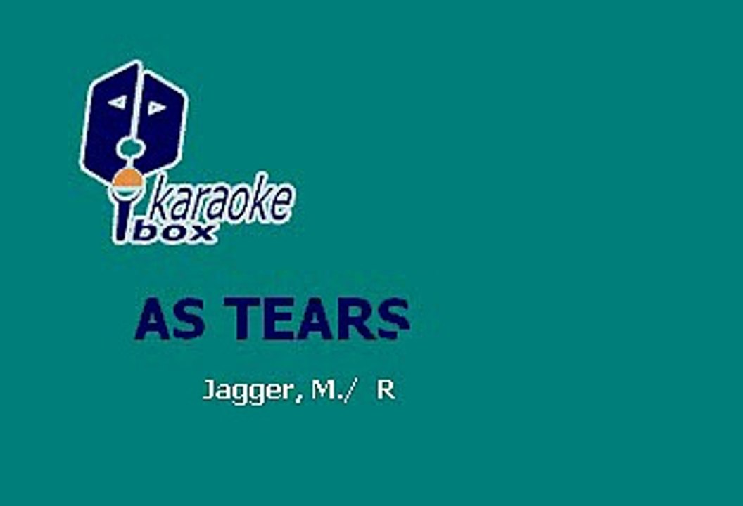 THE ROLLING STONES - AS TEARS GO BY (KARAOKE)