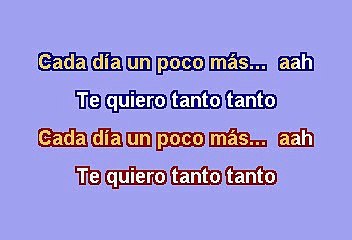 TE QUIERO TANTO - ONDA VASELINA (KARAOKE)