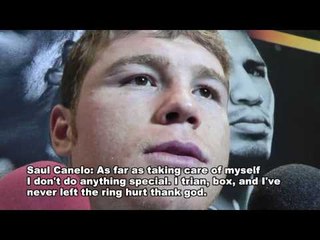Reporter Tells Saul Canelo He's A Sex Symbol