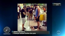 Postagem de ator americano gera debate sobre birra infantil