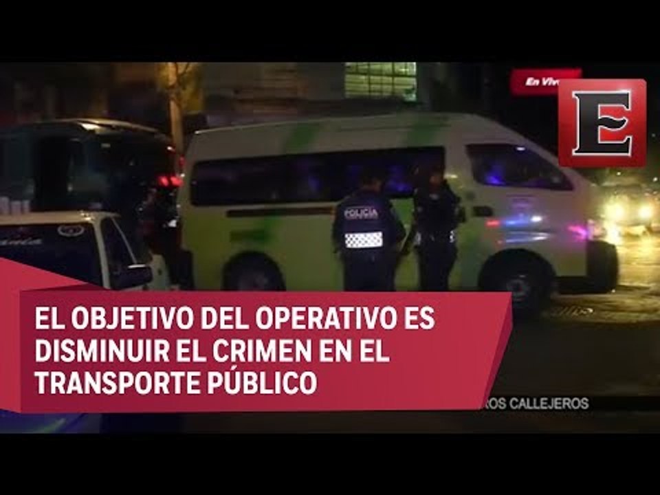 Detalles del operativo de seguridad en la Miguel Hidalgo