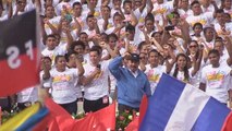 Ortega pide a EE.UU. respeto y respalda a Maduro en aniversario sandinista