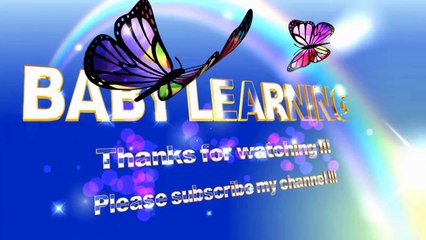 Baby Learning Animals Sounds - Learn To Count from 1 to 10 - Number Rhymes For Children