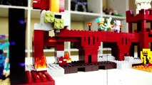 LEGO Minecraft Обзор Подземная крепость 21122 | LEGO Minecraft The Nether Fortress. Warlor