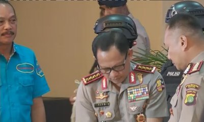 Kapolri Gelar Konferensi Pers Pengungkapan Sabu 1 Ton