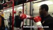 Boxing Great Shane Mosley Working The Double End Bag - esnews boxing