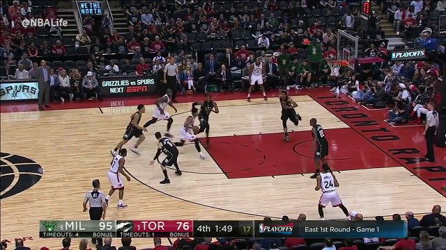 Giannis Antetokounmpo Rejects DeMar DeRozan & Gets Ted UP | Raptors vs Bucks R1G1 | April