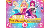 NEW Игры для детей—Disney Принцесса Супер Барби Рок звезда —Мультик для девочек